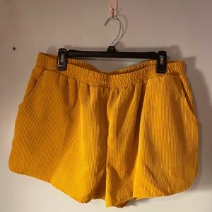 wild fable textured yellow shorts🌞